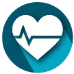 Heart icon at Endo Clinic