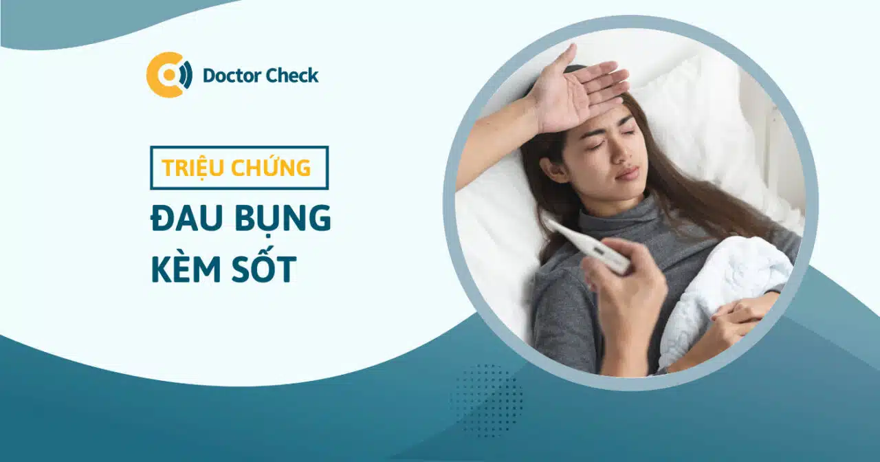 đau bụng kèm sốt