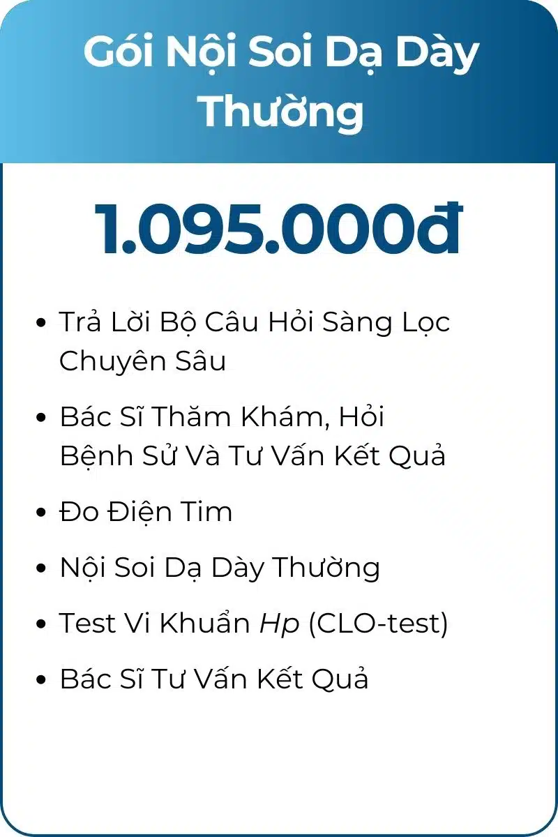 Bảng Giá Nội Soi Dạ Dày Thường Tại noisoitieuhoa.com