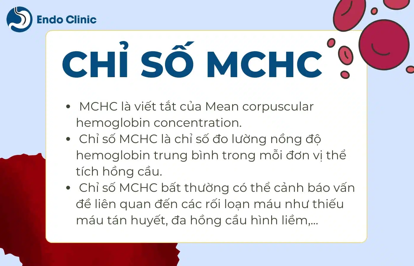 Tầm quan trọng của việc theo dõi chỉ số MCHC định kỳ